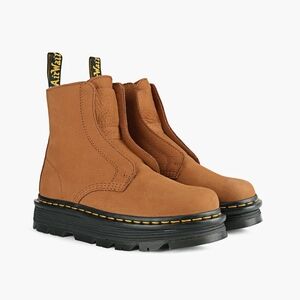 Dr. Martens Tan Leather Ankle Boots